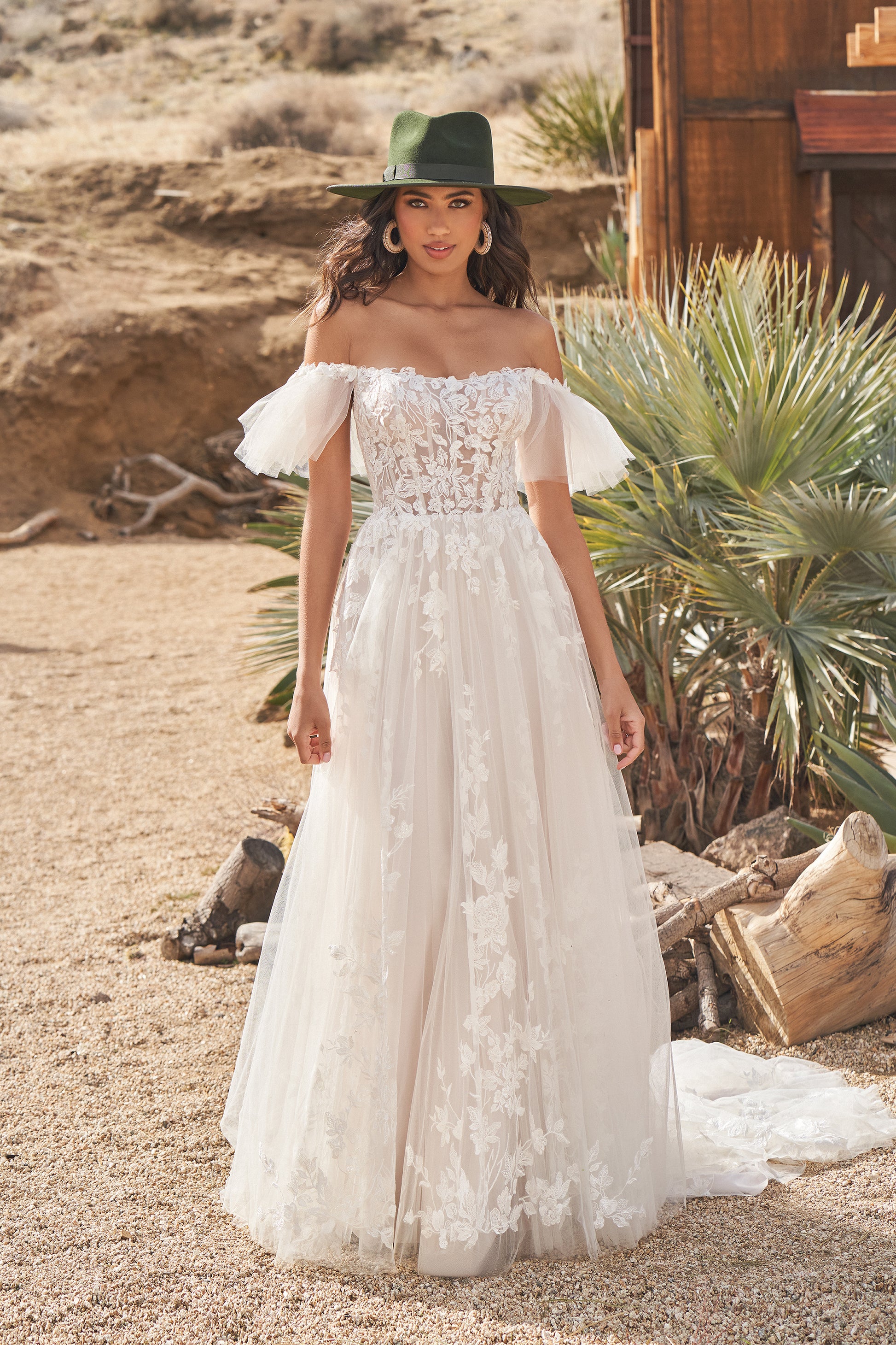 lillian west off the shoulder wedding dress Lillian West 66290